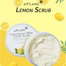 100% Nature Lemon Gel exfoliante en crema anti-acné Exfoliante al por mayor Sault Scrub